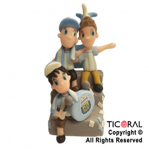 ADORNO MAQUETA TRIBUNA ARGENTINA PORCELANA FRIA x 1
